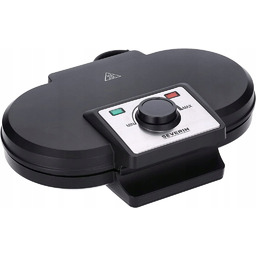 Severin Wa 2106 Gofrownica, 1200W, czarny, podwójna, na 2 gofry belgijskie