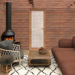 Soleil d''ocre Firanka na Drzwi Balkonowe, 70 x 200 cm, Cali