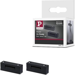 Paulmann 94623 ULine akcesoria pasek zacisk zestaw 2 szt. czarny