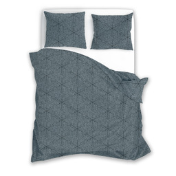 Faro Pościel z mikrofibry 160x200 geometria szara 007 XV25