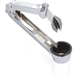 Leifheit Drylownica ProLine do śliwek do szybkiego i łatwego drylowania, łatwa w pielęgnacji drylownica do śliwek do czystego oddzielania, ręczna drylownica do śliwek