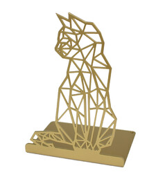 Elior Złota podpórka na książki w stylu glamour N2-S28