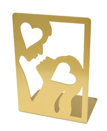 Elior Złota podpórka na książki z dekorem w stylu glamour N4-L65