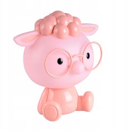 Sanico Lampa nocna Led owca różowa 314772