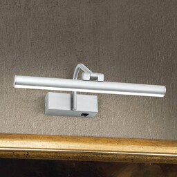 ORION Oświetlenie obrazów LED Sofia, przełącznik, 30 cm Sofia, aluminiowy / szary / cynkowy, salon / jadalnia, metal, nowoczesny