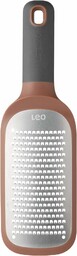 BergHoff Gruba tarka  Leo 3950202 (tarka kuchenna z uchwytem Soft-Touch, tarka ręczna, tarka uniwersalna, tarka do warzyw, tarka do ziemniaków, nadaje się do mycia w zmywarce)