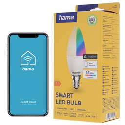 HAMA Inteligentna żarówka LED E14 4.9W Wi-Fi