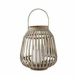 Villa Collection HURRICANE Lampion 30 cm Bambusowy