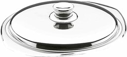 Lacor 60928 pokrywka do miski na zupę, 28 cm, stal nierdzewna