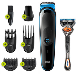 Trymer wielofunkcyjny BRAUN MGK3245 7w1 + golarka Gillette Fusion5 ProGlide