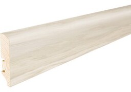 Listwa przypodłogowa Barlinek P50 Jesion lakier biały 2,2 m