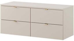 COMAD Zestaw mebli DALIA CASHMERE 2 szafki z blatem CASHMERE 120 cm