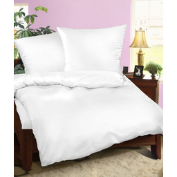 Extrapościel Pościel bawełniana 150x200 Biała 01 Jednobarwna 1 poszewka 50x60