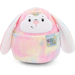 NICI Pluszowa zabawka Chill-NICI Królik 20 cm - Pluszowy, kolorowy królik z długimi zwisającymi uszami dla dziewczynek, chłopców i niemowląt, Milutkia i super mięciutka zabawka - 49880