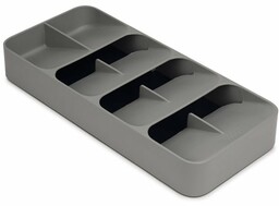 Joseph Joseph DRAWER Podwójny Organizer na Sztućće - Wkład do Szuflady Szary
