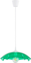 Lampa wisząca LILIA śr. 39cm E27 zielony