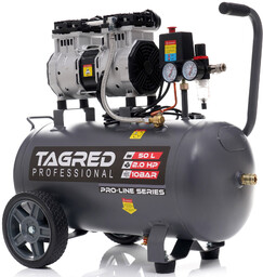 Kompresor bezolejowy TAGRED TA3384 10 BAR 50L R2 dwutłokowy