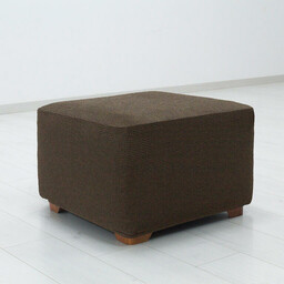 Nueva Textura Super streczowe pokrowce HARMONIA tytoniowe pufa (40 - 60 cm)