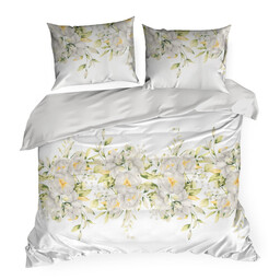Eurofirany Pościel satynowa 140x200 Spring 22 biała