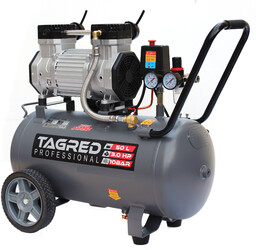 Kompresor bezolejowy TAGRED TA3388 10 BAR 50L R2 dwutłokowy