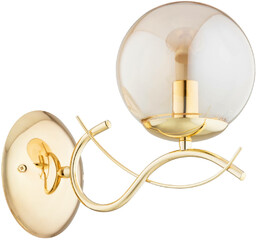 Kinkiet PANDA GOLD szer. 28cm E14 złoty