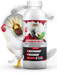 Oprysk na pasożyty ptaków, gadów w kurniku, gołębniku, terrarium STRANGLER PRO EC No Pest 1l