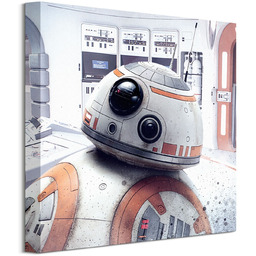 Gwiezdne Wojny Star Wars: The Last Jedi (BB-8 Peek) - obraz na płótnie