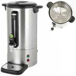 Zaparzacz perkolator do kawy z niekapiącym kranikiem stalowy Concept Line 7 l - Hendi 211434