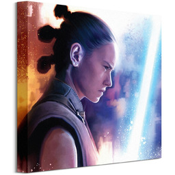 Gwiezdne Wojny Star Wars: The Last Jedi (Rey Lightsaber Paint) - obraz na płótnie