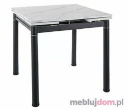 Stół GD-082 Signal Biały marmur + czarny
