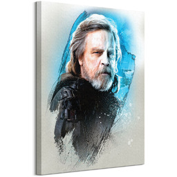 Gwiezdne Wojny Star Wars: The Last Jedi (Luke Skywalker Brushstroke) - obraz na płótnie