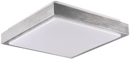 Kwadratowy plafon Kazimierz 326874 Polux kuchenny srebrny biały
