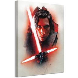 Gwiezdne Wojny Star Wars: The Last Jedi (Kylo Ren Brushstroke) - obraz na płótnie
