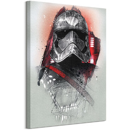 Gwiezdne Wojny Star Wars: The Last Jedi (Captain Phasma Brushstroke) - obraz na płótnie