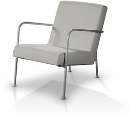 Pokrowiec na fotel Ikea PS, jasny popiel, fotel Ikea PS, Etna