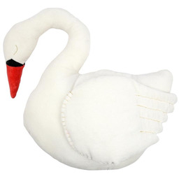 Meri Meri, Poduszka welurowa, Łabędź