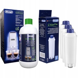 Odkamieniacz Delonghi do ekspresu 500 ml filtr do ekspresu Delonghi 3x