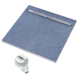 Schedpol brodzik posadzkowy podpłytkowy ruszt Slim Lux Stamp 80x80x5cm 10.101/OLSP
