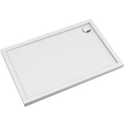 OMNIRES Brodzik prostokątny MERTON 120x90x4,5 biały połysk MERTON90-120-PBP