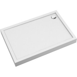 OMNIRES Brodzik prostokątny CAMDEN 120x90x12 biały połysk CAMDEN90-120-PBP