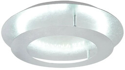 Candellux Srebrny okrągły plafon sufitowy LED 40 cm - D157 A2-F25