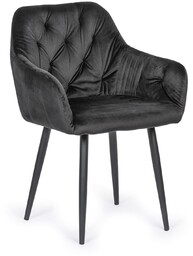 Krzesło biurowe MARTY, czarny