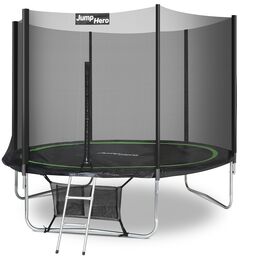 Trampolina ogrodowa z siatką zewnętrzną 305cm Jump Hero 10FT