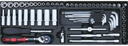 Zestaw Gola 1/4", 61 szt