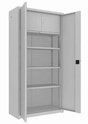 Metalowa szafa biurowa z drzwiami skrzydłowymi SBM 204 M LX