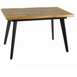 Stół do jadalni rozkładany Fresno Dąb Artisan 120x80 cm