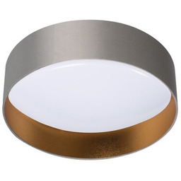 KANLUX Plafon sufitowy Rifa LED 17.5W WW GR/G Szaro-złoty