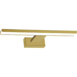 Złoty kinkiet nad lustro PINTO SATIN GOLD 7W LED 30cm złota satyna