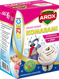 Arox Elektrofumigator + płyn na komary dla dzieci