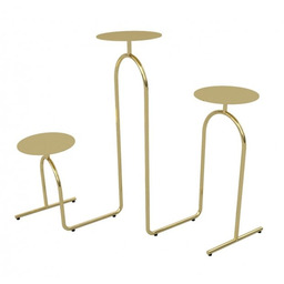 Aytm HIATUS Kwietnik - Stojak na Donice do Kwiatów - Złoty